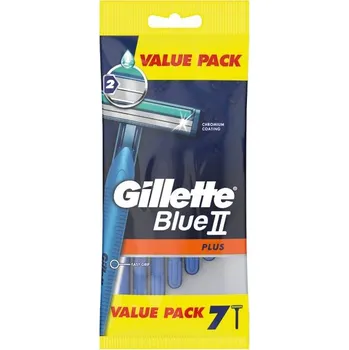 Gillette Blue II Plus Slalom pohotová holítka 7ks