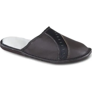 Pánská obuv decoDoma tmavě hnědá 44