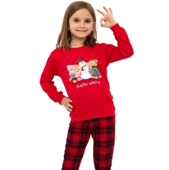 Dívčí pyžamo Dívčí dlouhé pyžamo Cornette 594/185 Winter 86/92