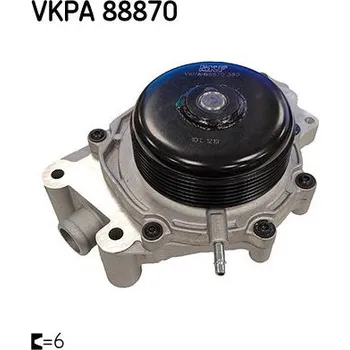 Chladič motoru Vodní čerpadlo, chlazení motoru SKF VKPA 88870