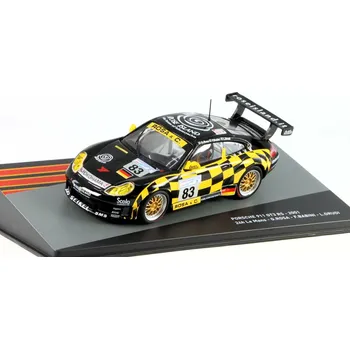 autíčko Porsche 911 GT3 RS 24h Le Mans #83 G.Rosa /F.Babini/L.Drudi 2001 1:43 - Centauria časopis s modelem #44 Porsche 911 - kovový model