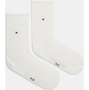 Ponožky Tommy Hilfiger 2-pack 100001493 béžová 01M, vel. 39/42