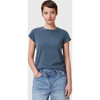 Pánské tričko Bavlněné tričko AllSaints ANNA modrá barva, W191JB 95X, vel. XS