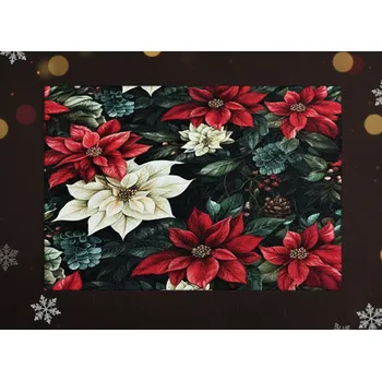 ubrus Vánoční dekorační ozdobný ubrousek NATALY III. 30x40 cm Mybesthome