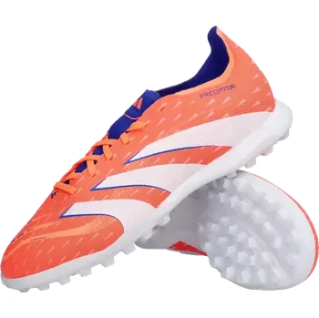 Kopačky Pánské kopačky turfy Adidas Predator League TF oranžové