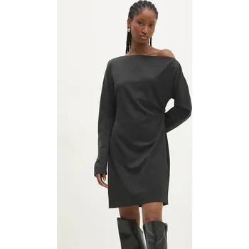 Dámské šaty Šaty Answear.LAB šedá barva, mini W24W.LF.111293.tos 90X, vel. S