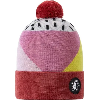 Čepice Dětská čepice s příměsí vlny Reima Moomin Flinga 5300133B.G.9BYH růžová 30X, vel. 44/46