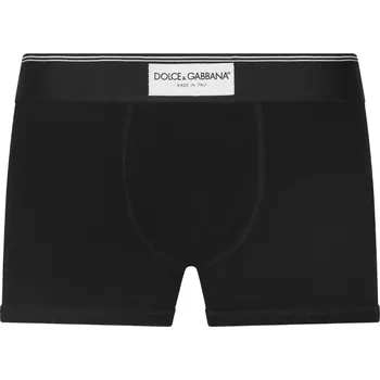 Boxerky DOLCE & GABBANA Patch Black boxerky S Černá