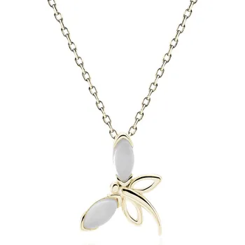 Náhrdelník Pozlacený náhrdelník Vážka Ag 925/1000