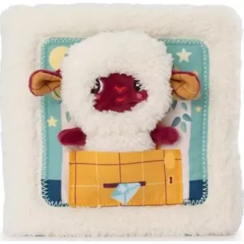 Leporelo Textilní knížka - Dobrou noc s ovečkou Yvon