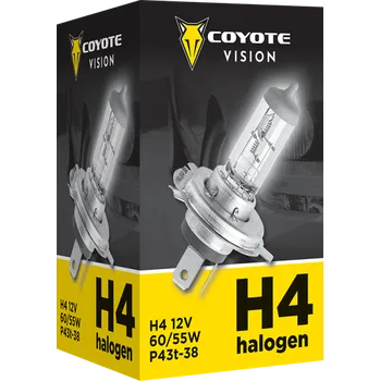 Nářadí pro automobil Žárovka 12V H4 60/55W COYOTE VISION Coyote Vision
