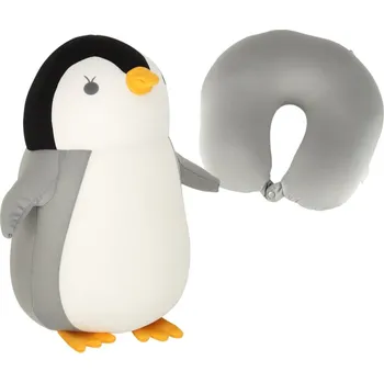 Cestovní polštářek Magický cestovní polštářek 2v1 KX3214_3 29 x 30 cm tučňák