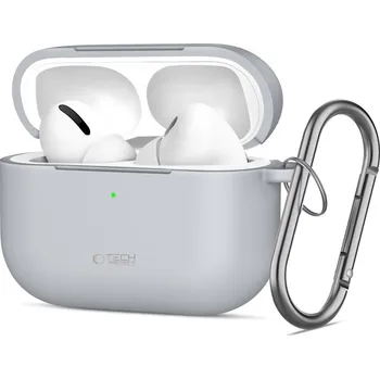 Příslušenství pro sluchátka KRYT TECH-PROTECT SILICONE HOOK APPLE AIRPODS PRO 3 CRAYON GREY