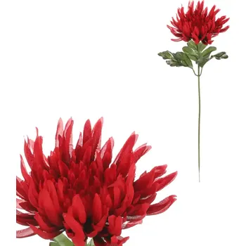 umělá květina Chryzantéma červená KU5007 RED - SLEVA 3% s kodem radost25