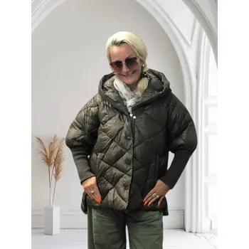 Dámský kabát Sandra dámská zimní bunda S až XXL čokoládová Barva: Čokoláda, Velikost: XL, Size system: EU