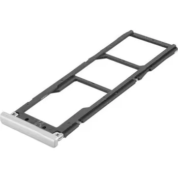 Držák (šuplík) SIM Xiaomi Redmi Note 5A šedá / stříbrná