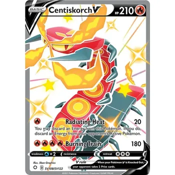 Sběratelská karetní hra Centiskorch V SV108/SV122 - Shining Fates