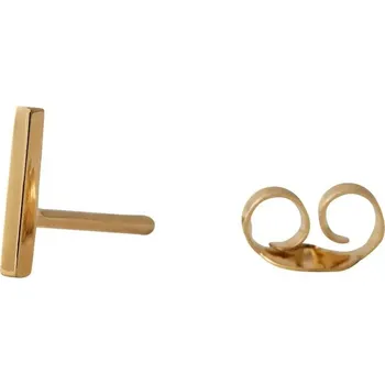 Náušnice Pozlacené stříbrné náušnice Design Letters 90401001I zlatá GLD, vel. ONE SIZE