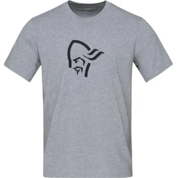 Pánské tričko Pánské tričko Norrona /29 Cotton Viking T-shirt Velikost: M / Barva: šedá