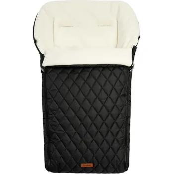 Fusak SENSILLO PROŠÍVANÝ SPACÍ PYTEL FLEECE PRO KOČÁREK Barva: černý