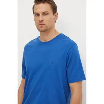 Pánské oblečení Bavlněné tričko Tommy Hilfiger MW0MW37267 modrá 55X, vel. S