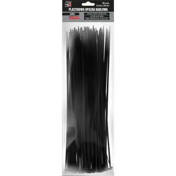 Stahovací páska Stahovací páska 4,8X430 100 KS černá