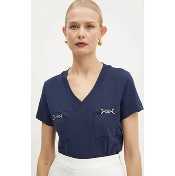 Pánské oblečení Tričko Marciano by Guess PATTY 5RGI03.6008A námořnická modř 59X, vel. XS