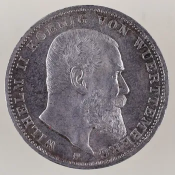 3 Mark 1912 F Vilém II. – Württembersko