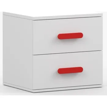 Noční stolek Idzczak Noční stolek Smyk I 22 bílý Vyber barvu: Červená