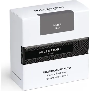 Vůně do auta Millefiori Icon Nero vůně do auta Textil Floral 47 g 47 g