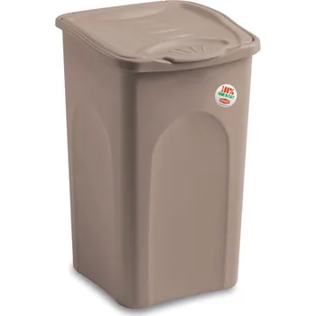 Koš na prádlo STEFANPLAST Koš na prádlo Primavera 38 l, světle šedý STEFANPLAST