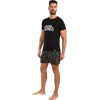 Pánské pyžamo Pánské pyžamo Styx masky (PKP1853) XL Možnost vrácení zboží ZDARMA do 120 dnů!