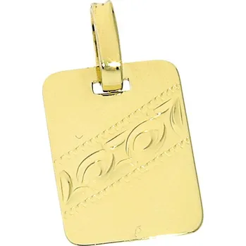 Přívěsek Goldstore Zlatý přívěsek obdélníková destička Váha: 1.05 g