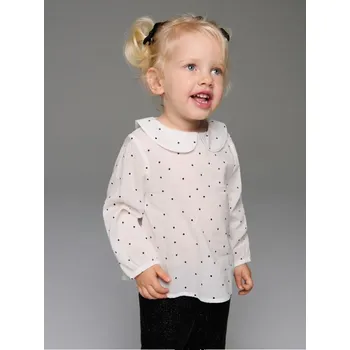 Dívčí tričko Sinsay - Halenka s límečkem - krémová - 980EO-01X - 980EO-01X-74