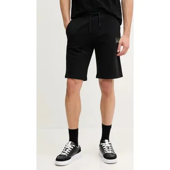 Pánské kraťasy Bavlněné šortky Karl Lagerfeld pánské, černá barva, 552917.705400 99X, vel. M