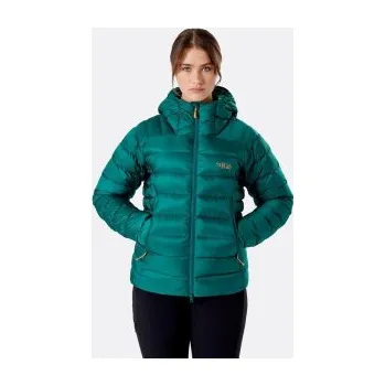 Dámská péřová bunda Rab Electron PRO XL Green slate