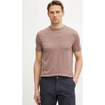 Sportovní triko Icebreaker Merino Blend 125 Cool-Lite Sphere hnědá barva, IB0A56ZM0BW1 84X, vel. XXL