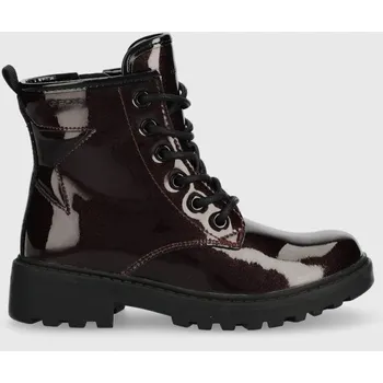 Chlapecká obuv Dětské boty Geox vínová barva J9420G.000KC.28.35 83X, EUR 28