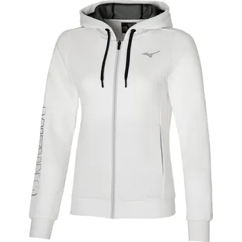 Běžecké oblečení MIZUNO Mizuno Sweat Jacket / White / XL