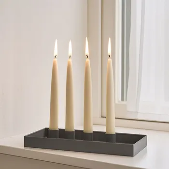 Svícen BOLTZE Multifunkční svícen Margo s magnetickými držáky šedý