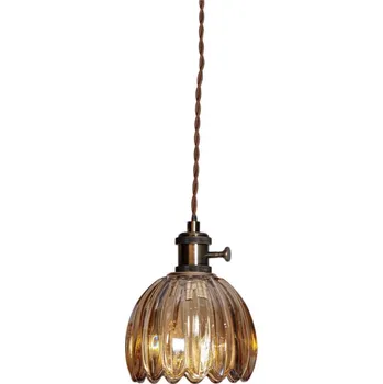 Cottex 8400100-5503 - Lustr na lanku NORA 1xE14/5W/230V hnědá