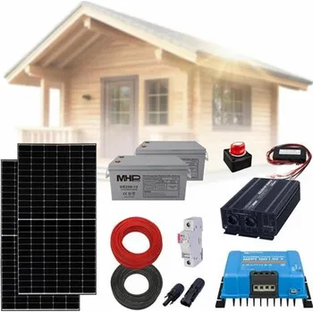 solární set MHPower, G21, PKC, Carspa, Sunpulse, Victron Energy Chata 900 baterie 2x 250Ah