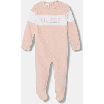 Kojenecký overall Kojenecké dupačky Guess H5BW21 KAVN4.G H5BW21.KAVN4.G.9BYA růžová 30X, vel. 68-76