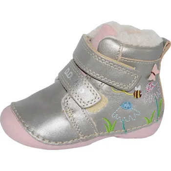 Dětská treková obuv D.D.step dívčí zimní obuv W015-52997 Barva: bronzová, Velikost: 20