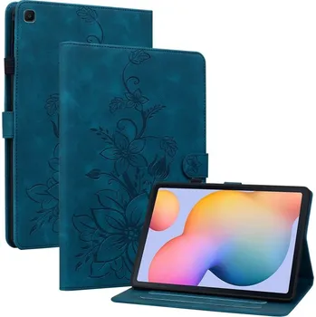 Příslušenství pro tablet VSECHNONAMOBIL 123403 ART LILY Zaklápěcí pouzdro pro Samsung Galaxy Tab S6 Lite 2024 / S6 Lite 2022 / S6 Lite modré