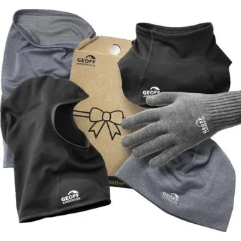 Rybářské oblečení Geoff Anderson Set Rukavice + Čepice + Nákrčník + Límec + Kukla