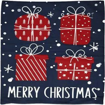 Povlak na dekorativní polštářek Povlak na polštář Vánoční dárečky 40x40cm