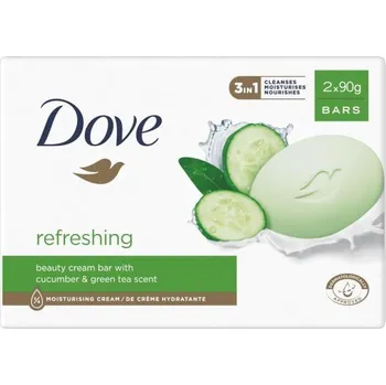 Mýdlo Dove tuhé mýdlo Go Fresh s okurkou 2x90g