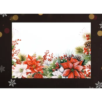 ubrus Vánoční dekorační ozdobný ubrousek NATALY II. 30x40 cm Mybesthome