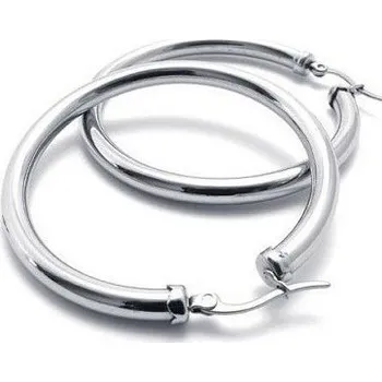 Náušnice Prosperk Náušnice masivní kruhy ocelové 2,5cm S1396